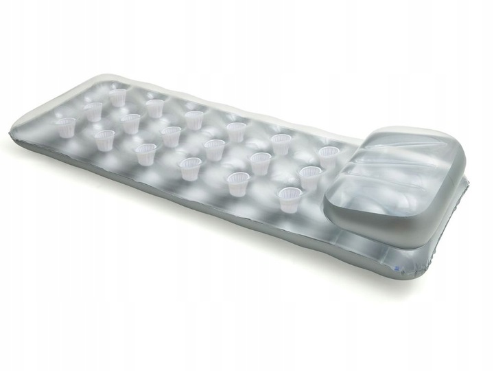 Materac do Pływania Dmuchany Plażowy z Zagłówkiem Intex 58894 MODEL 2025