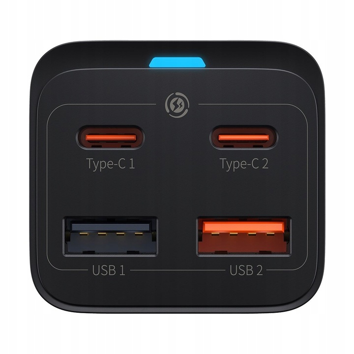 BASEUS SZYBKA ŁADOWARKA SIECIOWA GaN3 Pro 2x USB C / USB 65W MOCNY ZASILACZ