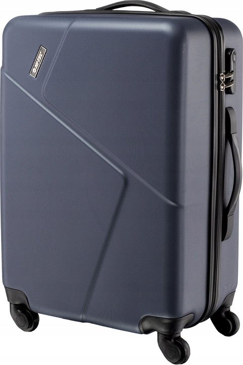 WALIZKA PODRÓŻNA NA KÓŁKACH TWARDA HI-TEC PORTO NAVY 60 L 63 x 45 x 26 cm