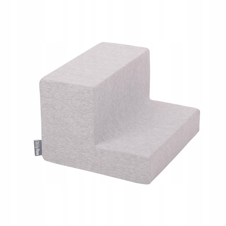 Piankowy MIĘKKI Schodek DLA DZIECI szary PPZ-211 KiddyMoon