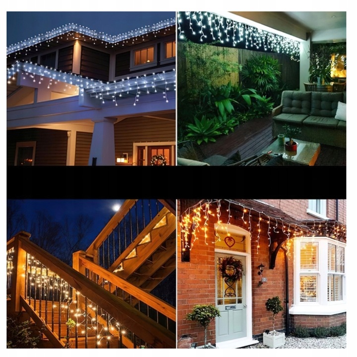 SOPLE LED 510 LAMPKI BIAŁE CIEPŁE 25M ZEWNĘTRZNE IP44