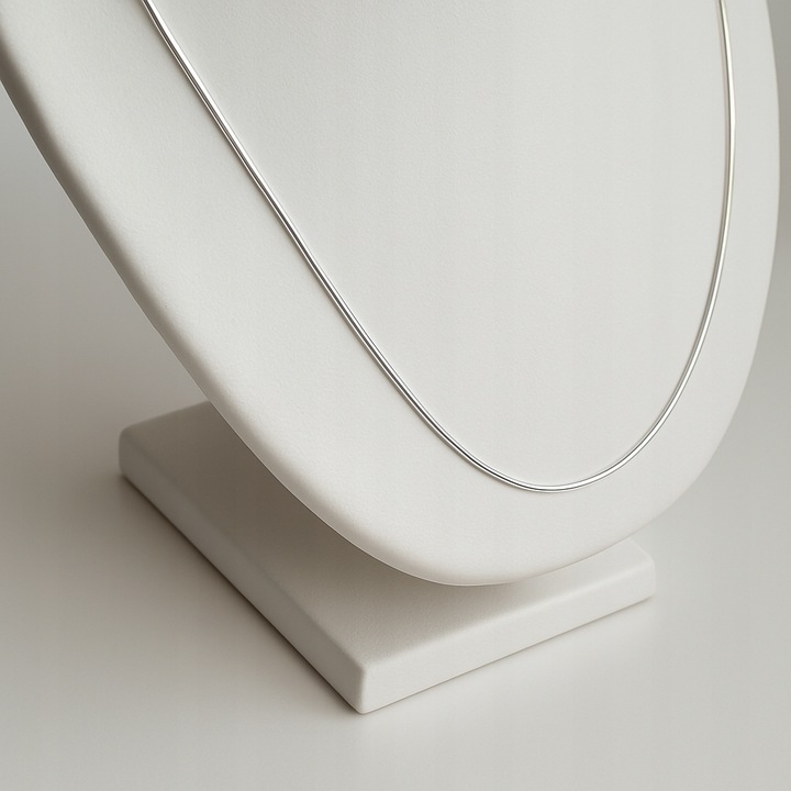 ŁAŃCUSZEK SREBRNY DAMSKI ŻMIJKA 60 CM NASZYJNIK CIENKI BŁYSZCZĄCY SREBRO