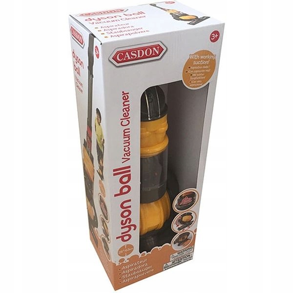 Pionowy odkurzacz Dyson dla dzieci zabawkowy z funkcją ssania Casdon 63 cm