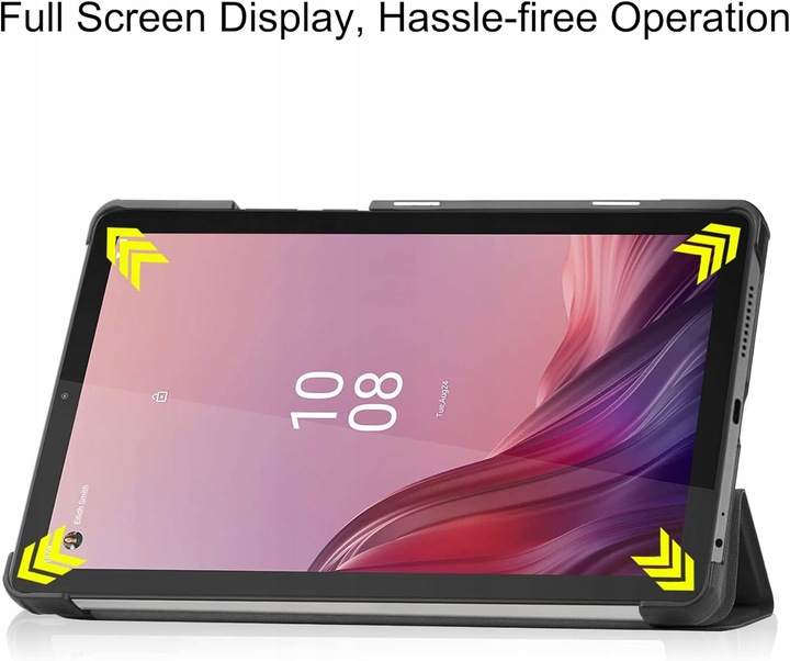 ETUI SKÓRZANE DO LENOVO TAB M9 9" TB310XU TB310FU 2023r.+ SZKŁO + RYSIK