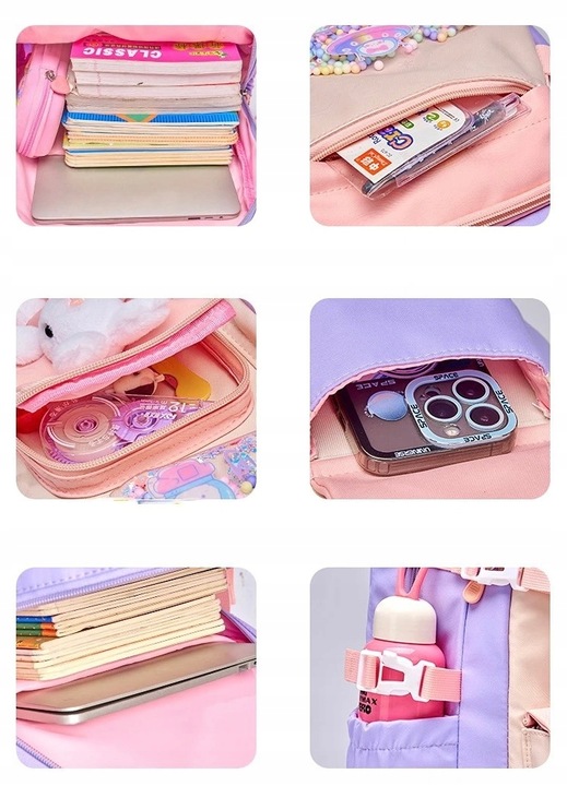 PLECAK SZKOLNY TORNISTER PIÓRNIK KRÓLIK ZAJĄC DLA 3D BF 180 klasa 1-3