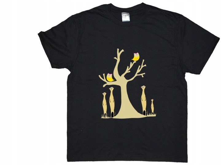 MĘSKA KOSZULKA SURYKATKA SURYKATKI WZORY s1c