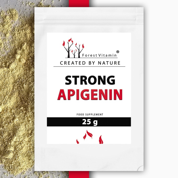 APIGENINA 25g APIGENIN CZYSTA 98% ZDROWIE MOCNA 125 PORCJI