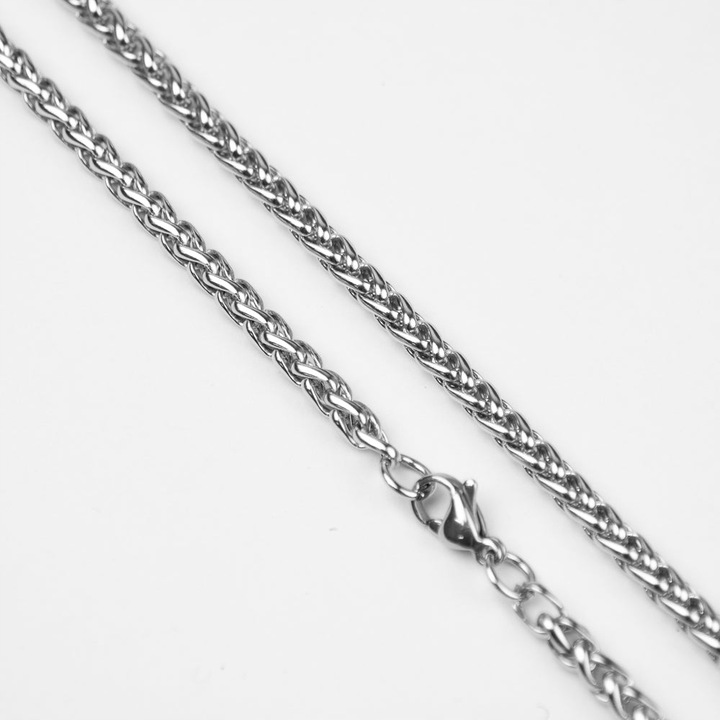 Nieśmiertelnik Tytanowy Naszyjnik Męski z GRAWEREM + ŁAŃCUSZEK i OPAKOWANIE