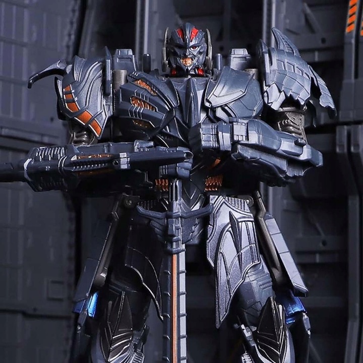 ZABAWKA ODRZUTOWIEC-ROBOT 2w1 19cm Dowódca ciemność