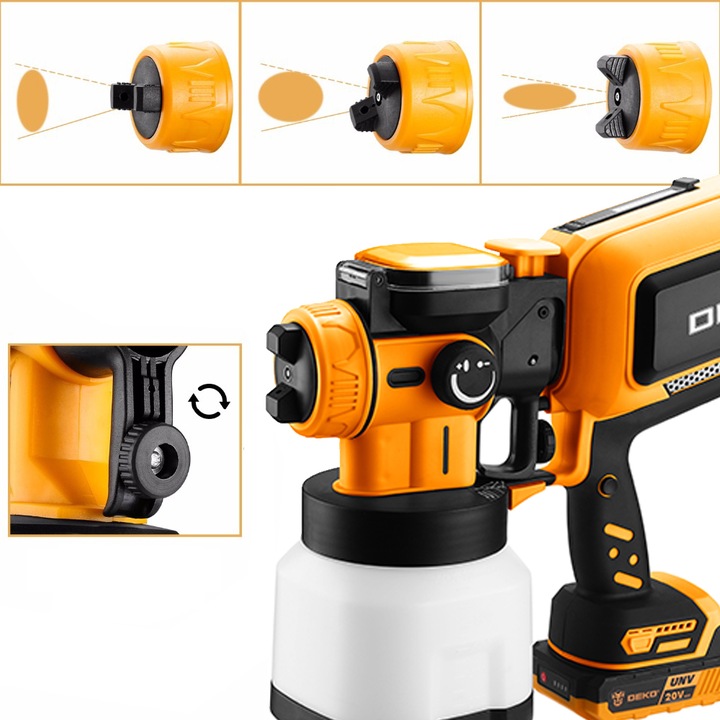 PISTOLET DO MALOWANIA ŚCIAN AGREGAT MALARSKI 3DYSZE 70 DIN ZESTAW XXL DEKO