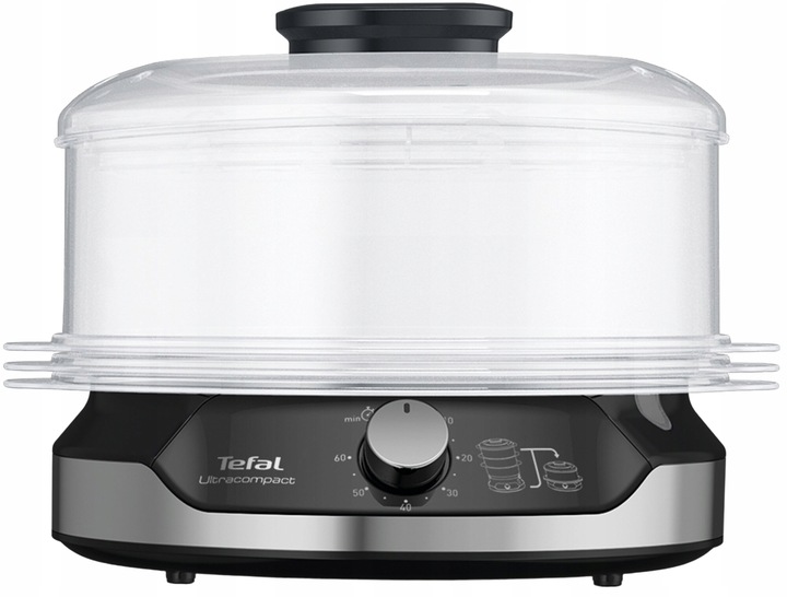 Parowar TEFAL UltraCompact VC2048 800W 9L 3 pojemniki Szybkowar