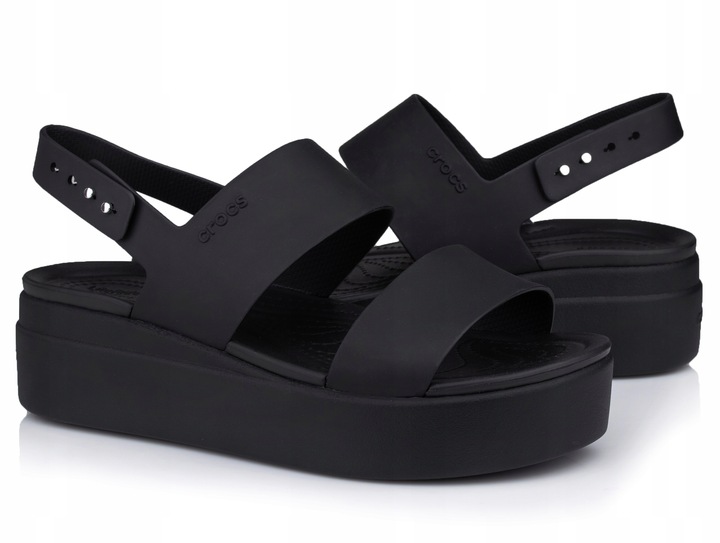 Sandały damskie Crocs Crocband Platforma 206453060