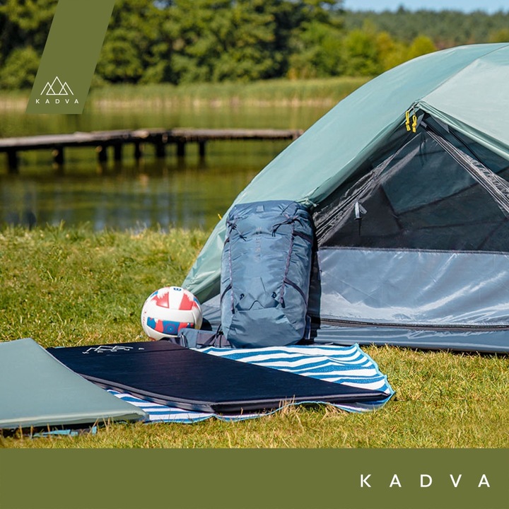 Mata samopompująca KADVA Aero czarnyOS TURYSTYCZNA WYSOKA JAKOŚĆ MATERIAŁU!