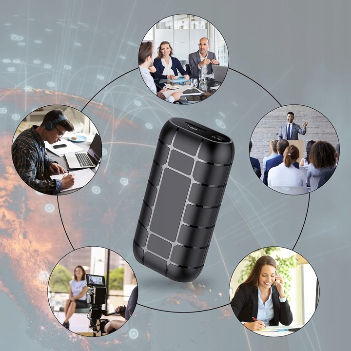 Mini podsłuch z nagrywaniem miniaturowy rejestrator dźwięku rozmów głosu