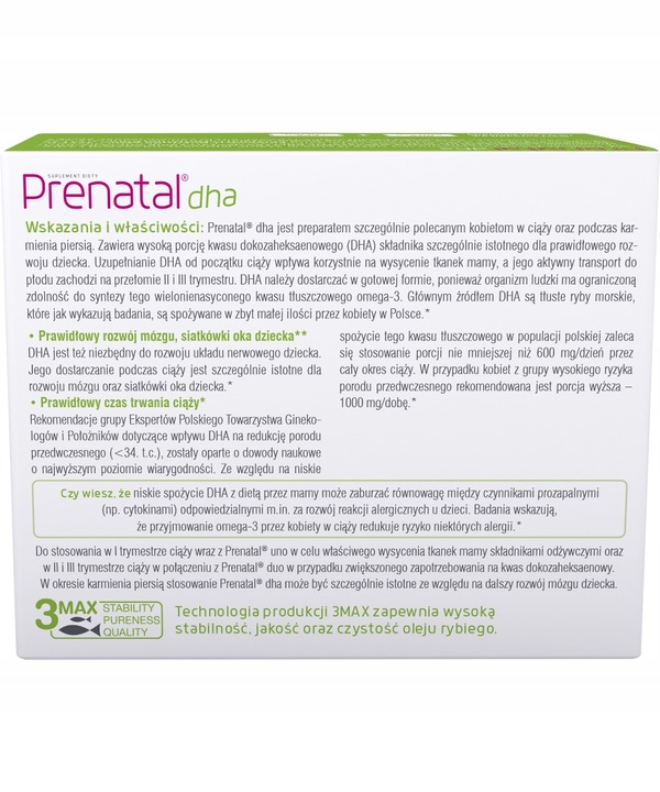 Prenatal dha 30 kaps.