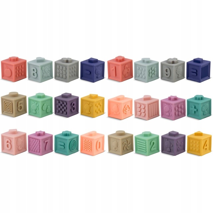 ZABAWKA DO KĄPIELI 24 ELEMENTY MONTESSORI KLOCKI SORTER DLA DZIECI PREZENT