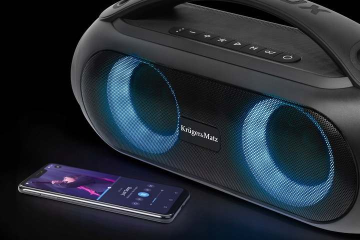 Głośnik Bluetooth USB AUX FM TWS Kruger&Matz