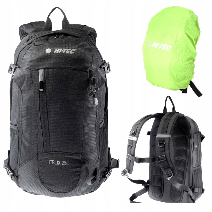 Plecak turystyczny trekkingowy szkolny pojemny pokrowiec wodoszczelny 20l