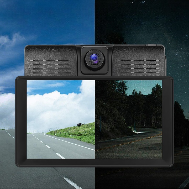 RADIO STACJA MULTIMEDIALNA WIDEOREJESTRATOR CARPLAY ANDROID 2 KAMERY DVR