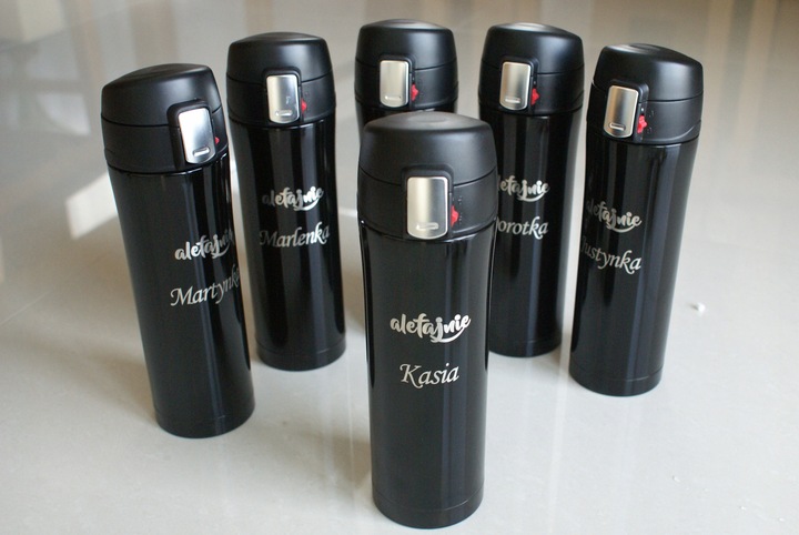 Kubek termiczny termos KIEROWCY + GRAWER prezent