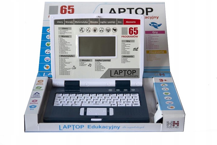 461045/0189 LAPTOP EDUKACYJNY DLA DZIECI 65 PROGRAMÓW USB PL HH
