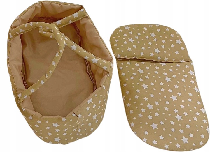 WÓZEK DLA LALEK GŁĘBOKI SPACERÓWKA GONDOLA 3w1 MarioToys TORBA POŚCIEL