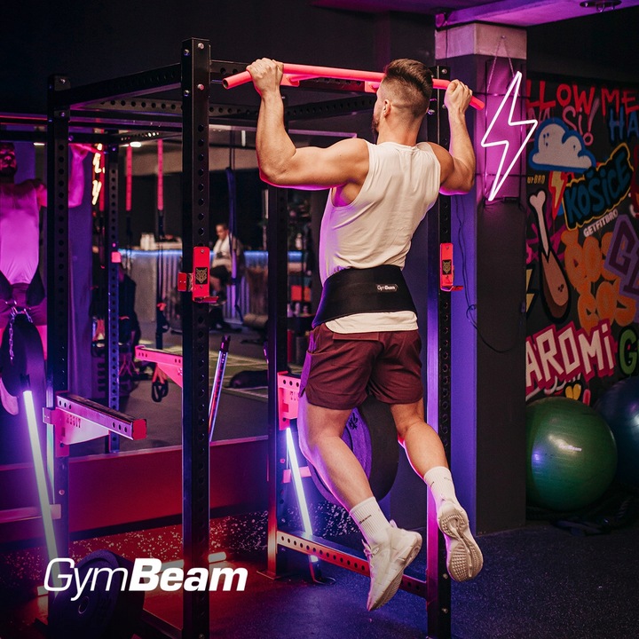 PAS OBCIĄŻENIOWY KULTURYSTYCZNY Z ŁAŃCUCHEM DIP BELT MOCNY TRENING GymBeam