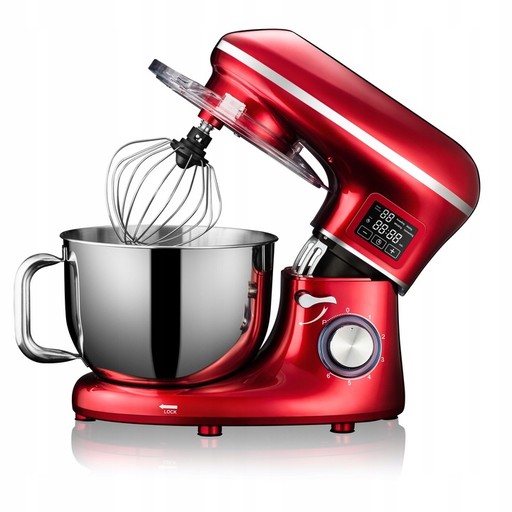 ROBOT KUCHENNY PLANETARNY MIKSER KERCH MYCHEF PODGRZEWANA MISA RED 6,2L
