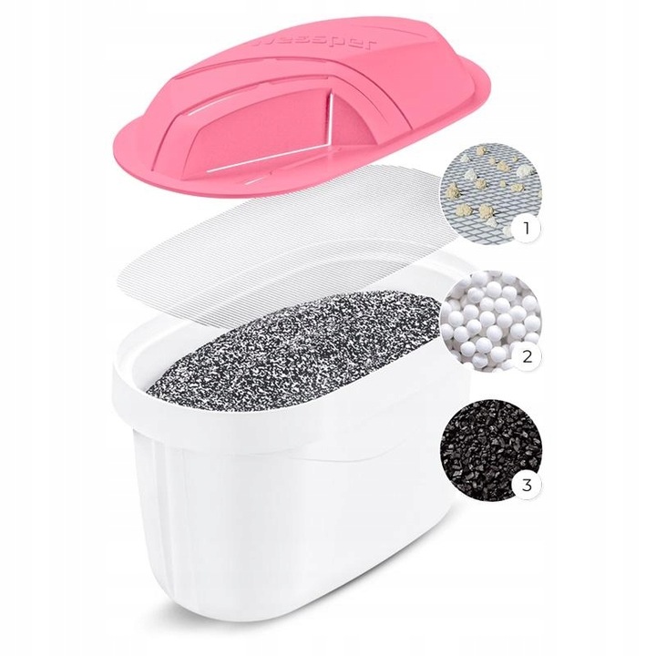 Filtry z magnezem do dzbanek Brita Marella XL - wkłady Wessper MG+ 4 szt.