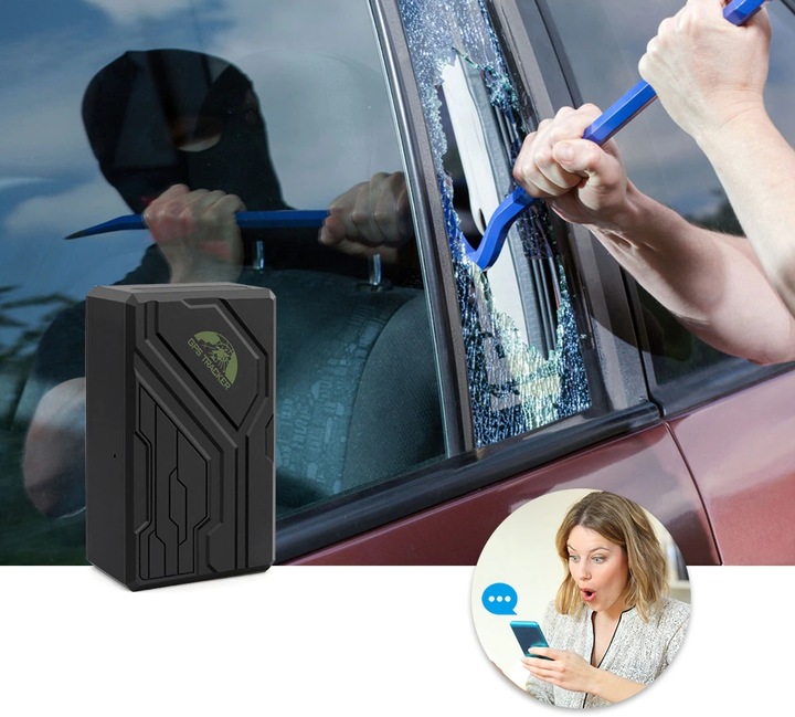 LOKALIZATOR GPS TK108B MAGNES PODSŁUCH ŚLEDZENIE TRACKER APP 10000mAh