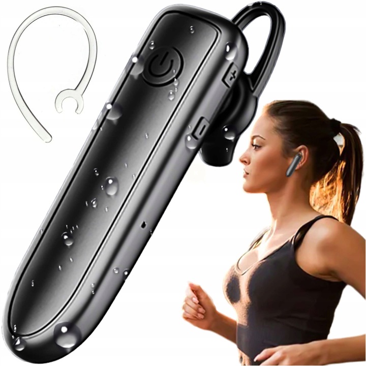 Słuchawka Bluetooth 5.1 Bezprzewodowa mikrofon Zestaw Słuchawkowy do rozmów