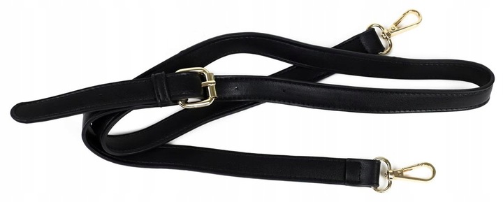 Torebka Damska MONNARI SHOPPER NA RAMIĘ Listonoszka Czarna PASEK LOGO