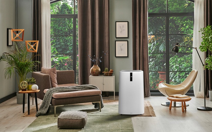 Klimatyzator przenośny ENVA 3,5 kW 4w1 WiFi osuszacz 56l/24h pompa ciepła