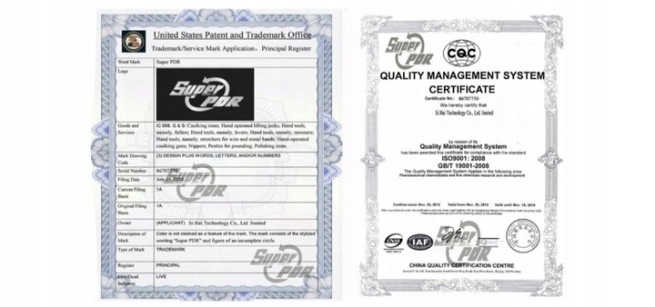 ZESTAW NARZĘDZI DO USUWANIA WGNIECEŃ pdr