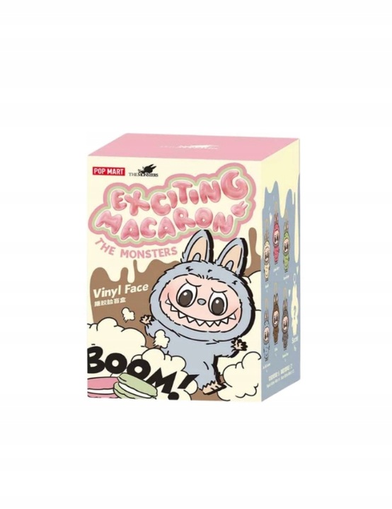 Oryginalne Laleczki Pop Mart Labubu The Monsters Tasty Macarons Vinyl Face