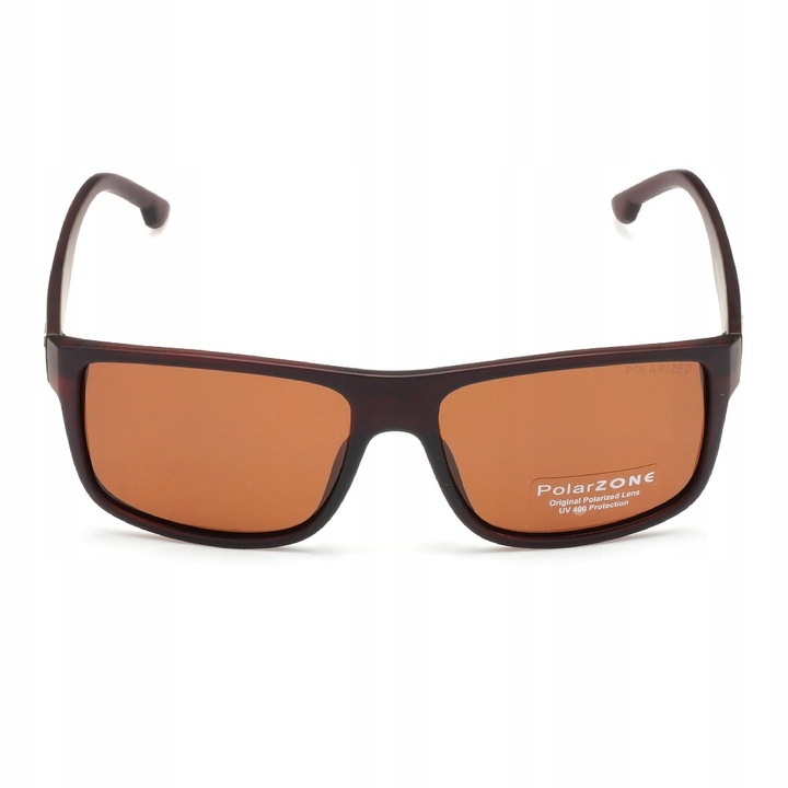 OKULARY PRZECIWSŁONECZNE MĘSKIE POLARYZACYJNE UV400 NERDY POLARZONE BRĄZOWE