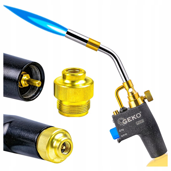 PALNIK GAZOWY LUTOWNICZY LUTOWNICA NA PROPAN/MAPP + ADAPTER 2800°C