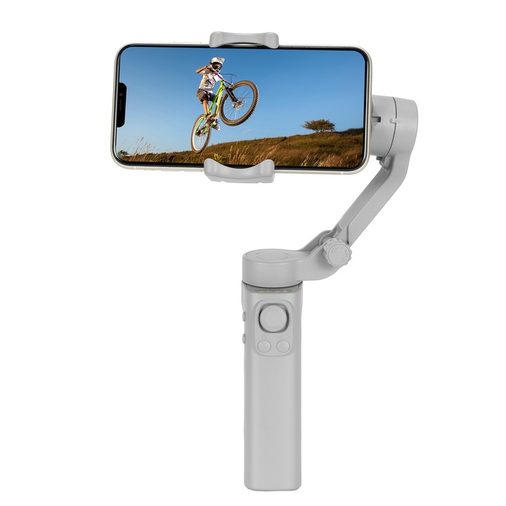GIMBAL STABILIZATOR 3-OSIOWY RĘCZNY UCHWYT DO TELEFONU SMARTFONA APLIKACJA