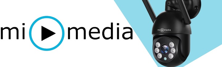 Kamera Zewnętrzna WiFi Obrotowa IP Do Monitoringu Domu Tuya 5MPx ZOOM 5Mp