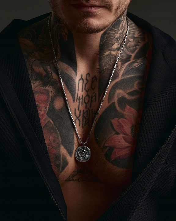 Srebrny łańcuszek - splot WENECJA 55