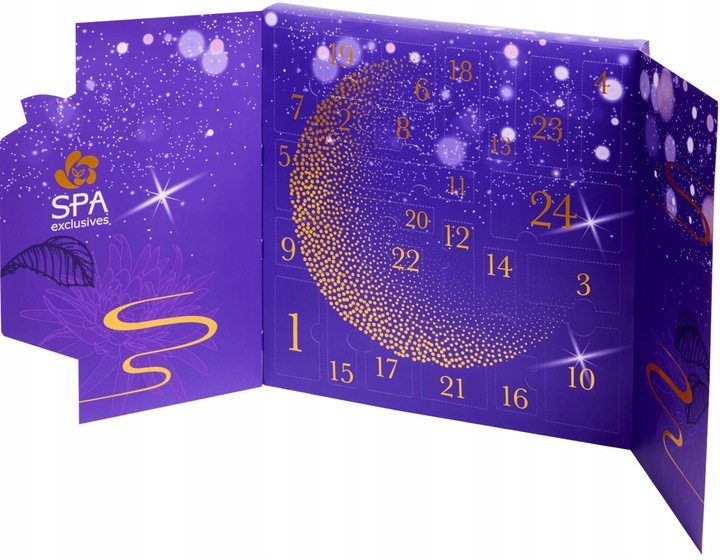 KALENDARZ ADWENTOWY ZESTAW Z KOSMETYKAMI 24 SZT PREZENT DLA KOBIET VEGAN