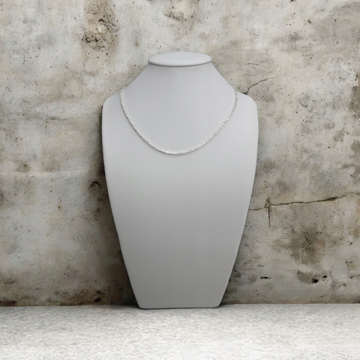 SREBRNY ŁAŃCUCH MĘSKI SPLOT KRÓLEWSKI 50 cm 3 mm SREBRO 925 GRAWER M.JOPEK