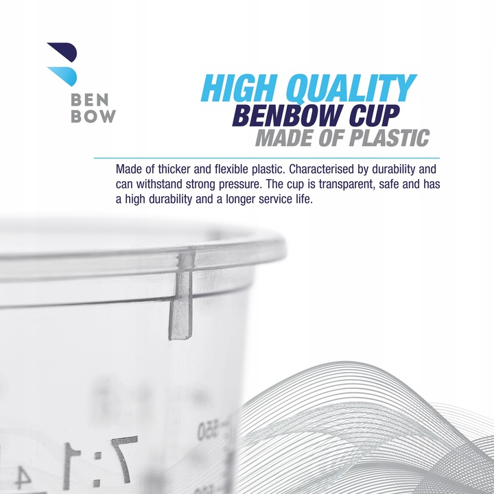 25x KUBEK LAKIERNICZY Z PODZIAŁKĄ 680ml + 3P