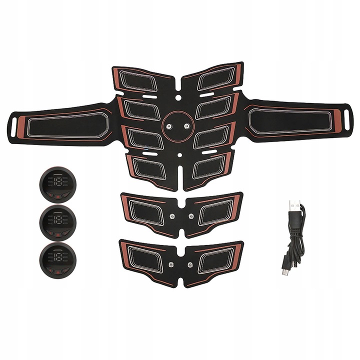 ELEKTROSTYMULATOR STYMULATOR MIĘŚNI BRZUCHA EMS