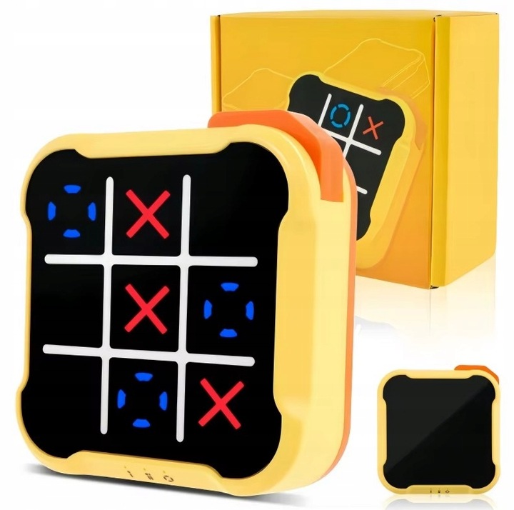 GRA KÓLKO I KRZYŻYK ELEKTRONICZNA 3 GRY LOGICZNE UMYSŁOWE ZRĘCZNOŚCIOWA GRA