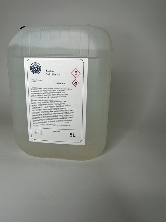 Aceton techniczny rozcieńczalnik 5L