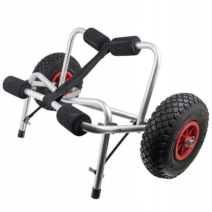 Wózek Transportowy do Kajaka Łodzi Pontonu Łódki Składany do 70kg na kołach