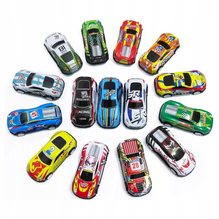 DUŻY ZESTAW SAMOCHODÓW METALOWE AUTKA RESORAKI AUTKO Z NAPĘDEM + AKCESORIA