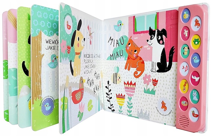 KSIĄŻKA KSIĄŻECZKA SENSORYCZNA BZZZ BZZZ W OGRODZIE Z DŹWIĘKIEM