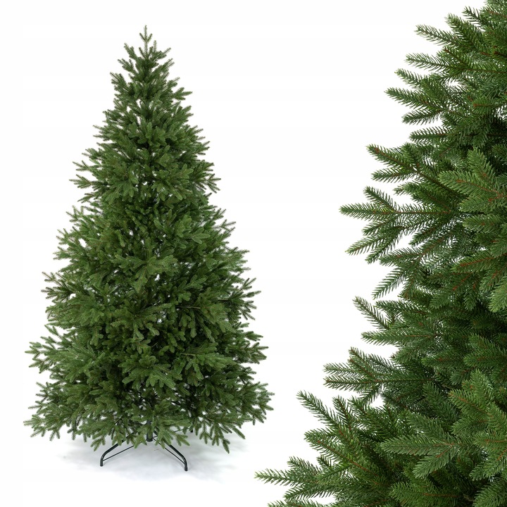Choinka sztuczna Świerk TWIST 3D 100% PE 180 cm PREMIUM sylikonowa jak żywa